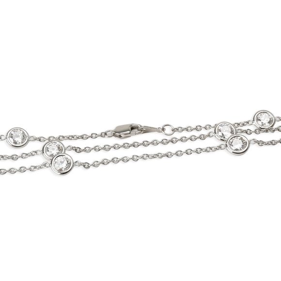 21 Station Diamonds by the Yard (DBY) Necklace in Platinum 5.73 CTW - Picture 3 of 3